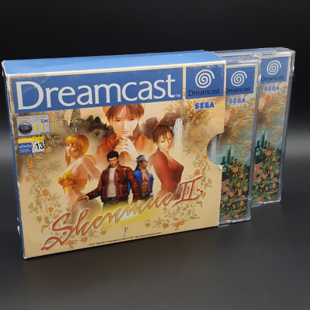 Shenmue II Sega Dreamcast Euro PAL Game Sega 2 Action Adventure 2001 (DV-LN1)