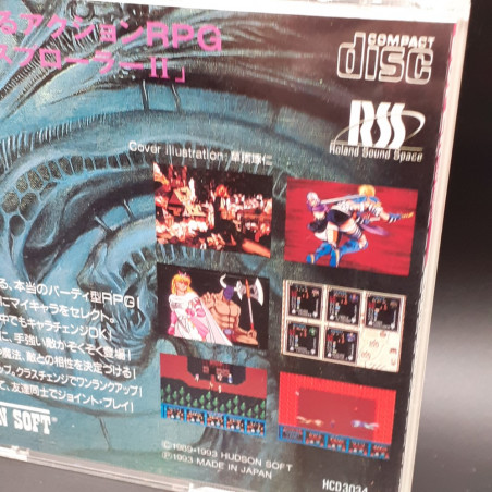 Dungeon Explorer II Nec PC Engine Super CD-Rom² Japan Game PCE RPG Hudson Soft 1993