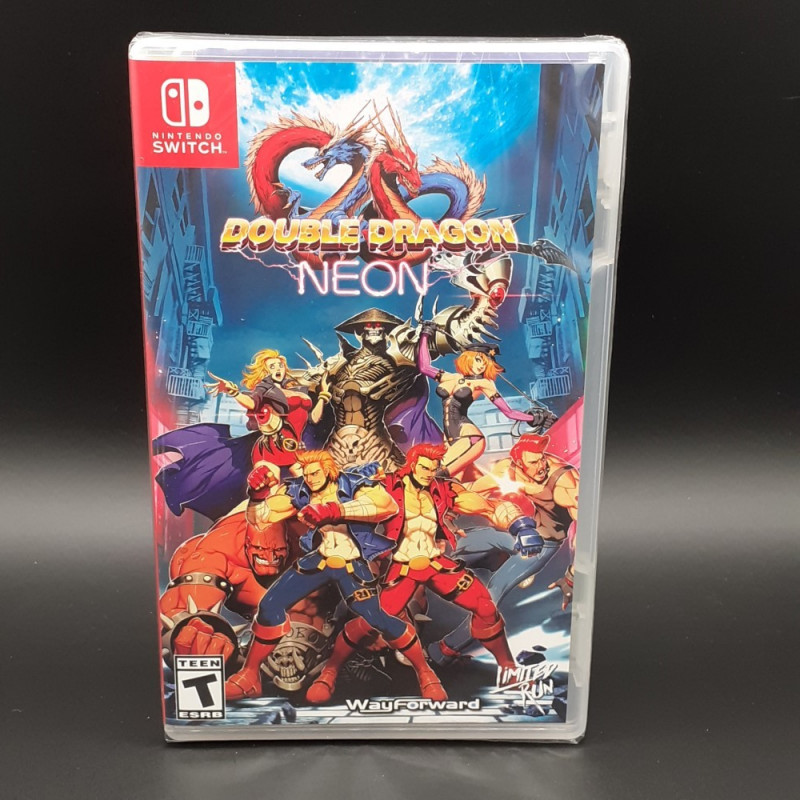 Double Dragon Neon Nintendo Switch Limited Run Game 108 Neuf/New Sealed Beat Them All