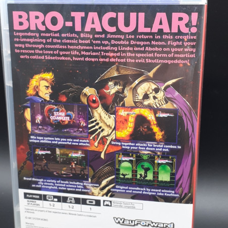 Double Dragon Neon Nintendo Switch Limited Run Game 108 Neuf/New Sealed Beat Them All