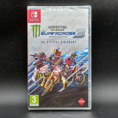 Monster Energy Supercross 3 Nintendo SWITCH FR New/Sealed RACING, Course, Moto