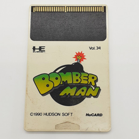 Bomberman (Hucard Only) Nec PC Engine Hucard Japan Ver. PCE Bomber Man Hudson Soft 1990