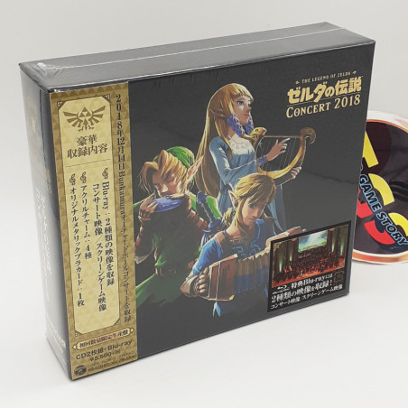 The Legend Of Zelda Concert 2018(2CDs+Blu-Ray LimitedEdition) OST JPN NEW Music