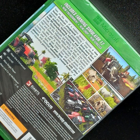 Farming Simulator 17 Platinum Edition Microsoft Xbox One UK New/SEALED Focus Home Interactive Simulation Gestion(DV-FC1)