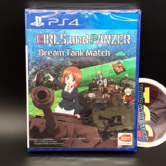 GIRLS UND PANZER Dream Tank Match PS4 Asian Game in ENGLISH Neuf/New Sealed Playstation4/PS5 Bandai Namco Action