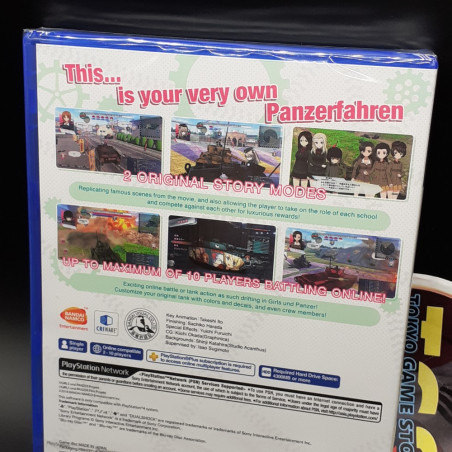 GIRLS UND PANZER Dream Tank Match PS4 Asian Game in ENGLISH Neuf/New Sealed Playstation4/PS5 Bnadai Namco Action