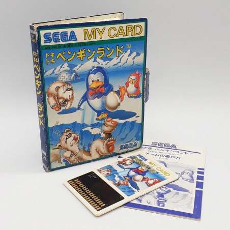 Doki Doki Penguin Land Sega MY CARD SC-3000 SG-1000 Japan Game Jeu C-50 1995