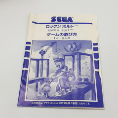 Rock'n Bolt Sega MY CARD SC-3000 SG-1000 MARK III Japan Game Jeu C-54 1985