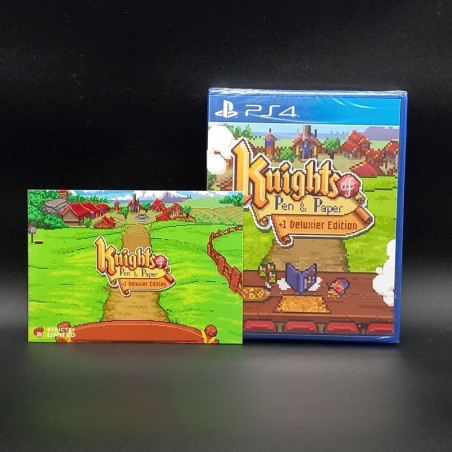 Knights Of Pen&Paper+1 DELUXIER EDITION(1600+Carte Postal)Sony PS4 UK New/Sealed STRICTLY LIMITED Stratégie Arcade RPG