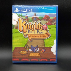 Knights Of Pen&Paper+1 DELUXIER EDITION(1600+Carte Postal)Sony PS4 UK New/Sealed STRICTLY LIMITED Stratégie Arcade RPG