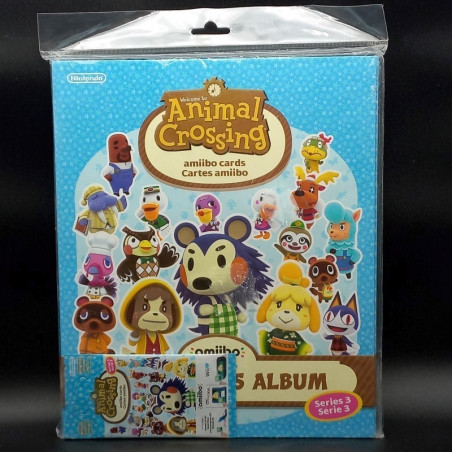 Album Animal Crossing Amiibo Cards/Cartes Series 3 Euro New/SEALED Nintendo (DV-FC1)