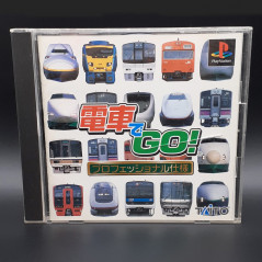 DENSHA DE GO! Professional PS1 Japan Game Train Rail Playstation 1 PS One