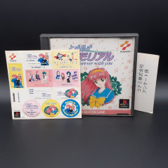 Tokimeki Memorial Forever With You +Stickers&Hagagi PS1 Japan Game Playstation 1 PS One Konami 1995