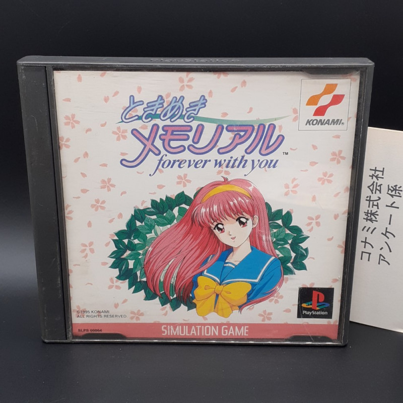 Tokimeki Memorial Forever With You +Stickers&Hagagi PS1 Japan Game ...