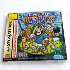 Three Dirty Dwarves Sega Saturn Japan Ver. Brand New Factory Sealed NEUF Sega Beat'em Up 1997