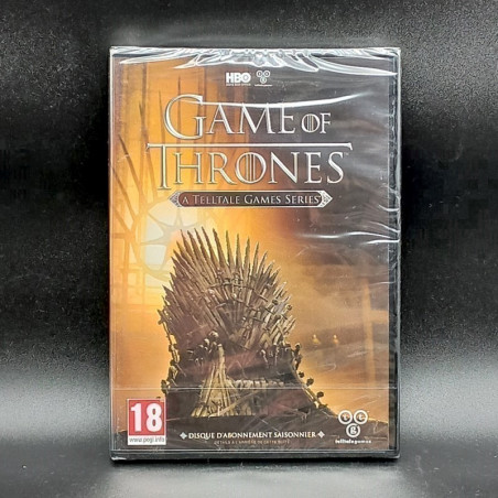 Game Of Thrones A Telltale Games Series PC FR New/SEALED Telltale Games Aventure(DV-FC1)