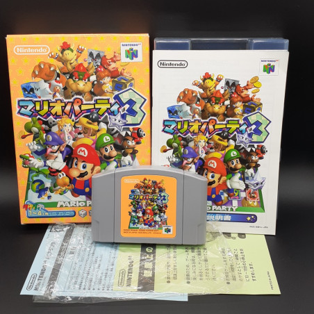 MARIO PARTY 3 Nintendo 64 Japan Game N64 (TBE-Great Condition)