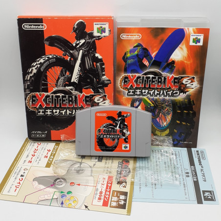EXCITE BIKE 64 Nintendo N64 Japan Game Excitebike 4P Racing