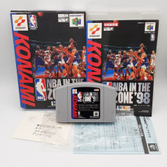 NBA IN THE ZONE'98 Nintendo 64 Japan Game N64 Basketball Zone 98 Konami