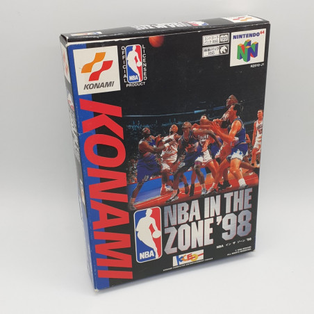 NBA IN THE ZONE'98 Nintendo 64 Japan Game N64 Basketball Zone 98 Konami