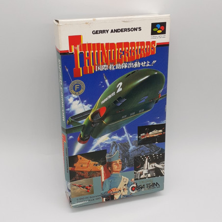 THUNDERBIRDS Super Famicom Japan Game Nintendo SFC Thunder Birds Shooting Action SHVC-T5