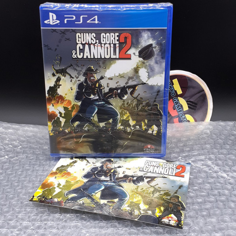 Guns, Gore & Cannoli 2 +Card PS4 Strictly Limited Game(1500copies)in EN-FR-DE-ES-IT NewSealed