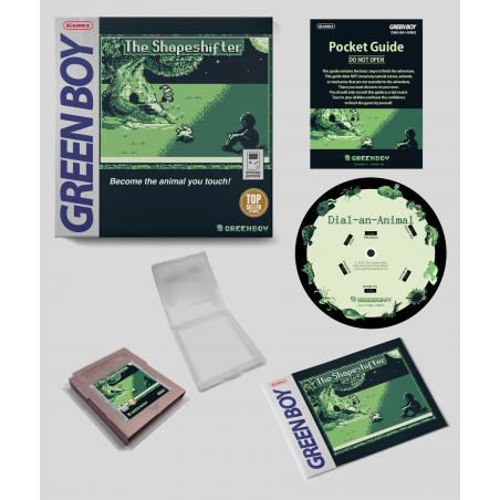 The Shapeshifter GreenBoy Games Special Ed. For Game Boy Gameboy Green NEUF/NEW