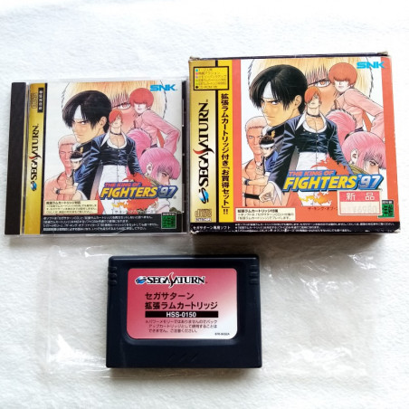 The King Of Fighters 97 With Ram Card Set Edition Sega Saturn Japan Ver. Fighting SNK 1997 KOF