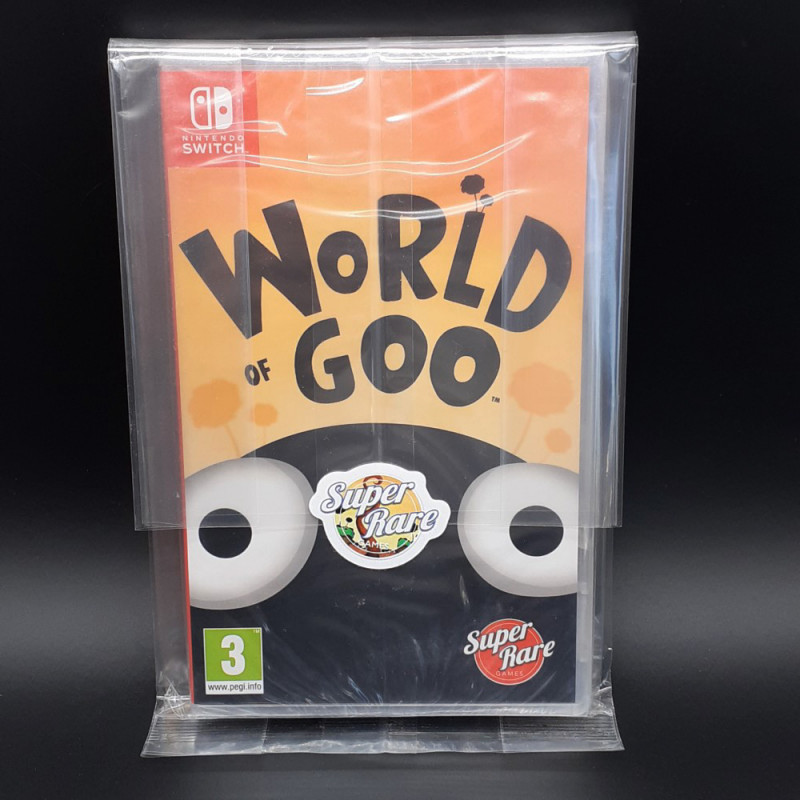 WORLD OF GOO (+Bonus) Switch Super Rare Games 27 In EN-FR-ES-DE-IT Neuf/NewSealed Nintendo Strategy Reflexion