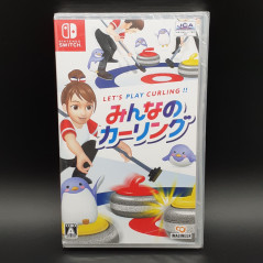 Let's Play Minna no Curling!! (+Bonus) Nintendo Switch Japan Game Neuf/NewSealed