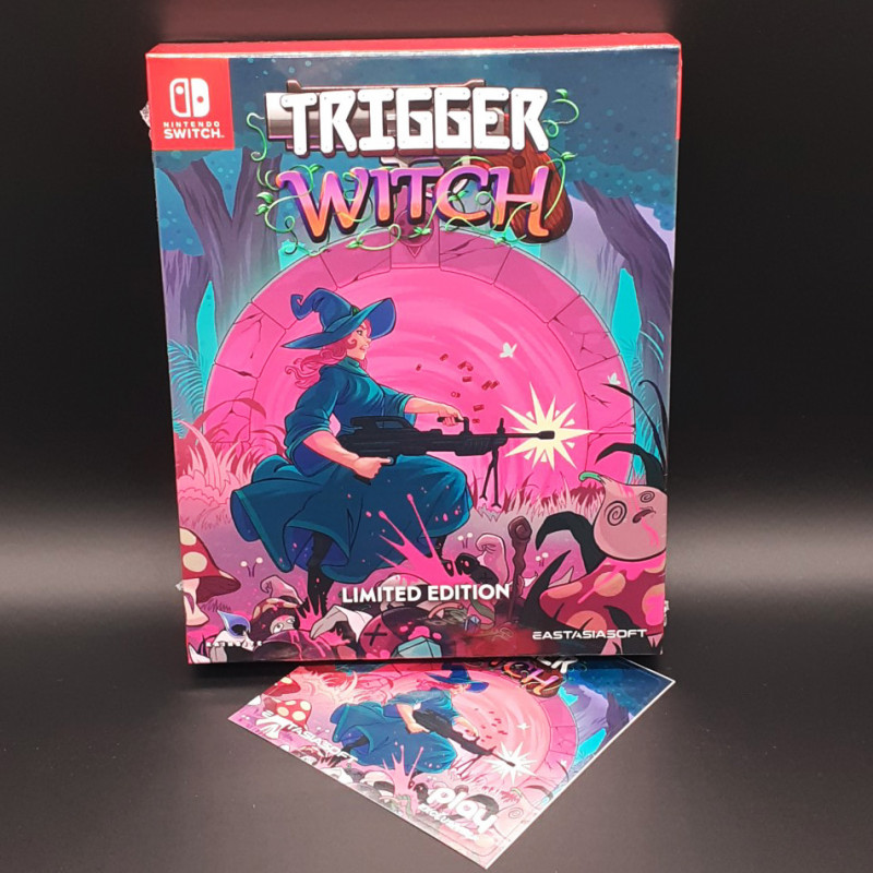 TRIGGER WITCH Limited Edition Nintendo Switch Asian Game In EN-FR-DE-ES Neuf/New Action Adventure Shooting EastAsiaSoft