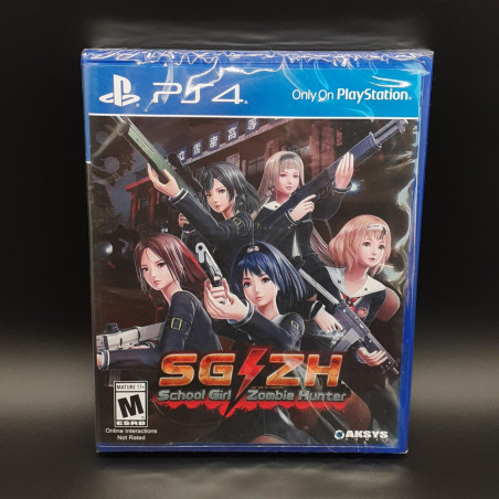 SCHOOL GIRL ZOMBIE HUNTER PS4 USA Game Neuf/New Sealed Playstation4-PS5 Shooting