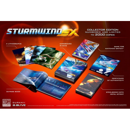 Sturmwind EX(2000copies) collector SWITCH FR NewSealed PIX N LOVE GAMES 005 Shoot them up SHMUP Shooting
