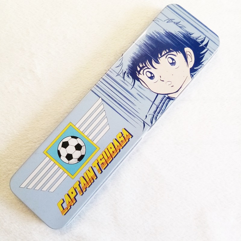 Captain Tsubasa Retro Original Pencil case (trousse, pencase) Japan Official Goods Animetopia Shueisha (Oliv et Tom) 350GM