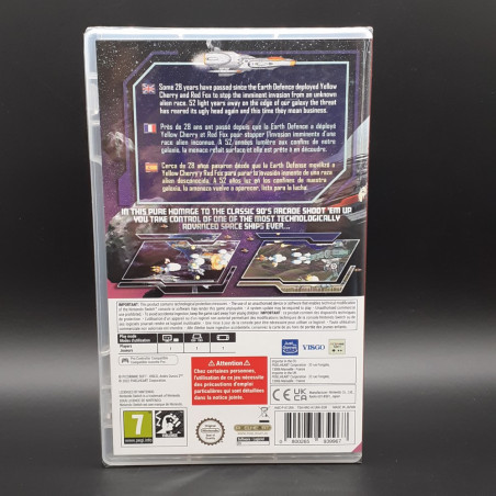 ANDRO DUNOS II Nintendo Switch Game Neuf/NewSealed PixelHeart 2 Shmup Shooting