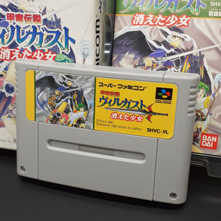 甲竜伝説ヴィルガスト 消えた少女 Super Famicom Japan Game Nintendo SFC RPG Bandai 1992 SHVC-VL