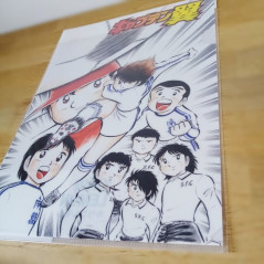 Captain Tsubasa / Otona Kirin Lemon Original A4 Clearfile  (pochette clear file C) Japan Official Goods (Oliv et Tom)