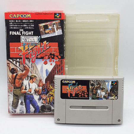 Final Fight (No Manual) Super Famicom Nintendo SFC Japan Ver. Beat'em All Capcom SHVC-FT