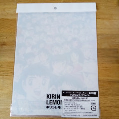 Captain Tsubasa / Otona Kirin Lemon Original A4 Clearfile  (pochette clear file E) Japan Official Goods (Oliv et Tom)
