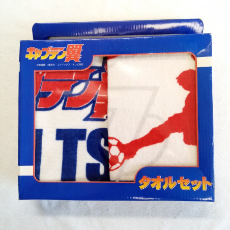 Captain Tsubasa Retro Original Towel Set (Serviettes x2) Japan Official Goods (Oliv et Tom)
