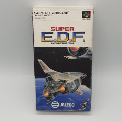 Super E.D.F Super Famicom Nintendo SFC Japan Shmup Game Earth Defence Force EDF Jaleco 1991 SHVC-ED
