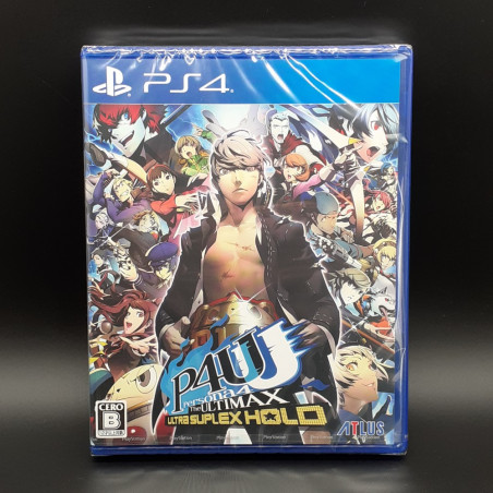 PERSONA 4 Arena Ultimax PS4 Japan Game in EN-FR-DE-ES-IT Neuf/NewSealed Fighting ATLUS Playstation 4/PS5
