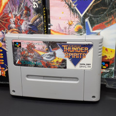 Thunder Spirits Super Famicom Japan Nintendo SFC Game Force Shooting Shmup Tecno soft Toshiba EMI 1991
