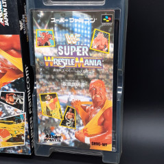 WWF SUPER WRESTLE MANIA Super Famicom Nintendo SFC Japan Game Wrestling Acclaim 1992 SHVC-WF