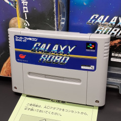 GALAXY ROBO Super Famicom Japan Nintendo SFC Game Robot Wars Strategy Imagineer SHVC-XY