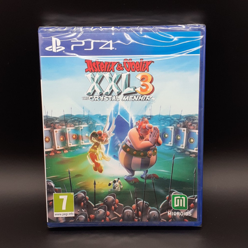 ASTERIX & OBELIX XXL 3 Crystal Menhir PS4 Euro Game in EN-FR-DE-ES-IT Neuf/New Sealed PS5 Playstation 4