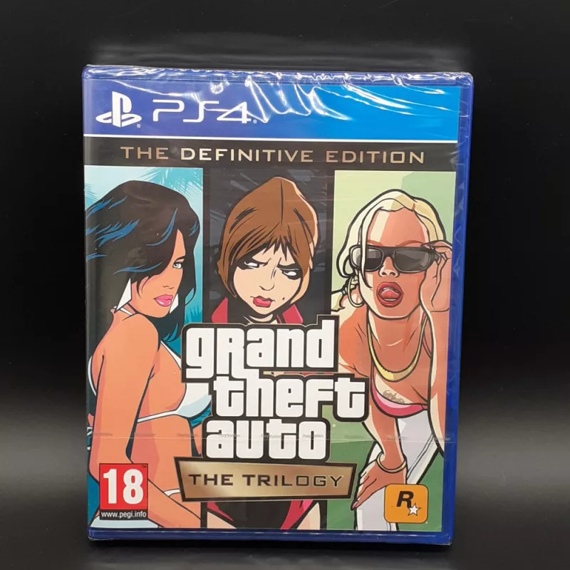 Grand Theft Auto The Trilogy Definitive Ed GTA III+San Andreas+Vice City PS4