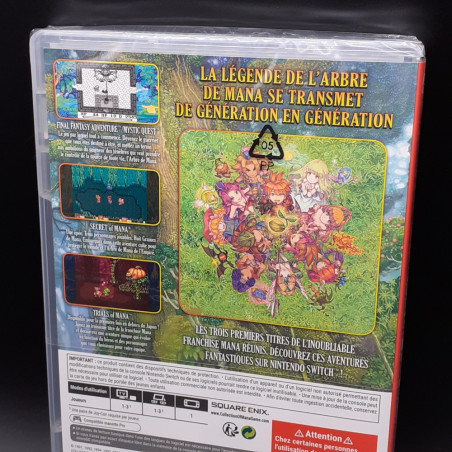 COLLECTION Of MANA Nintendo Switch FR Game EN-FR-DE-ES NEW Secret Trials Mystic Quest