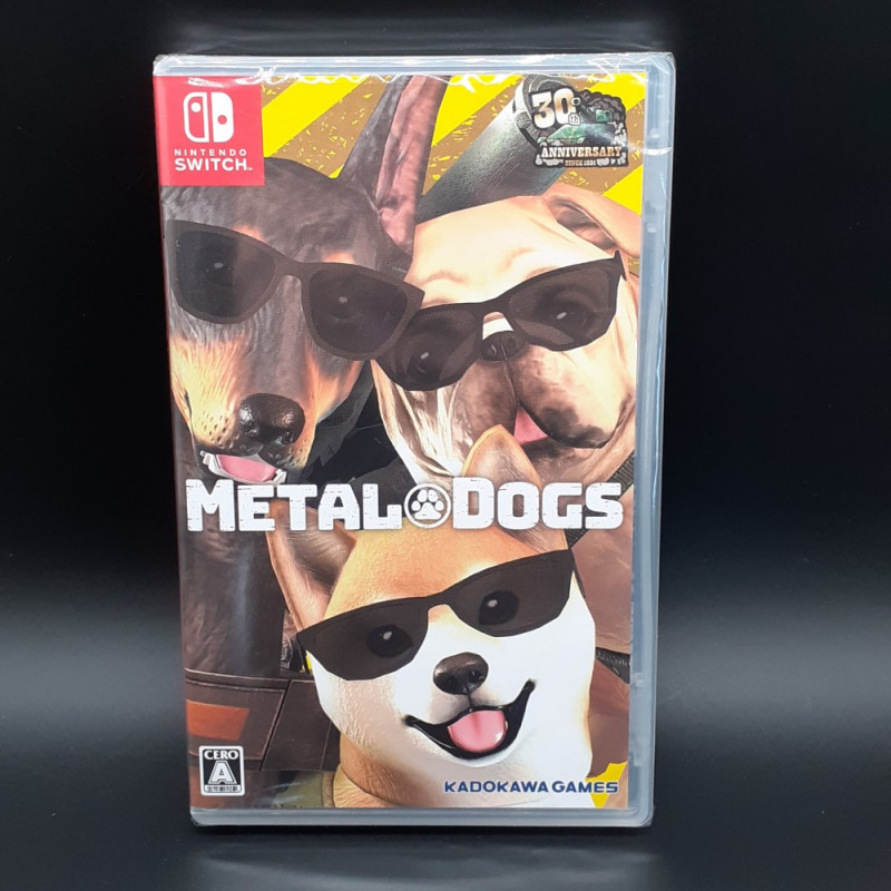 METAL DOGS Nintendo Switch Japan Game Neuf/NewSealed Shooting Roguelike Kadokawa