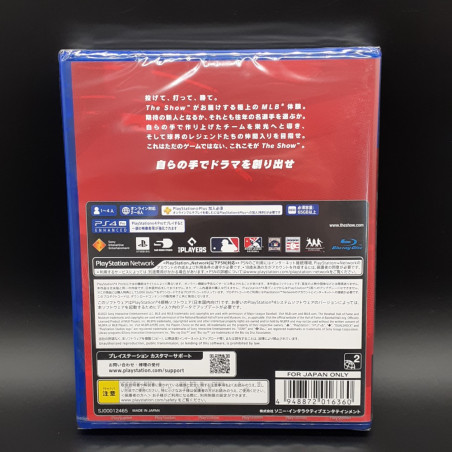 MLB THE SHOW 22 PS4 Japan Game in ENGLISH Neuf/New Sealed Baseball Major League